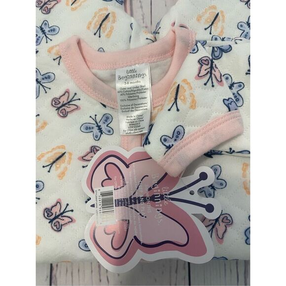 Little beginnings baby girl footie - Picture 3 of 4